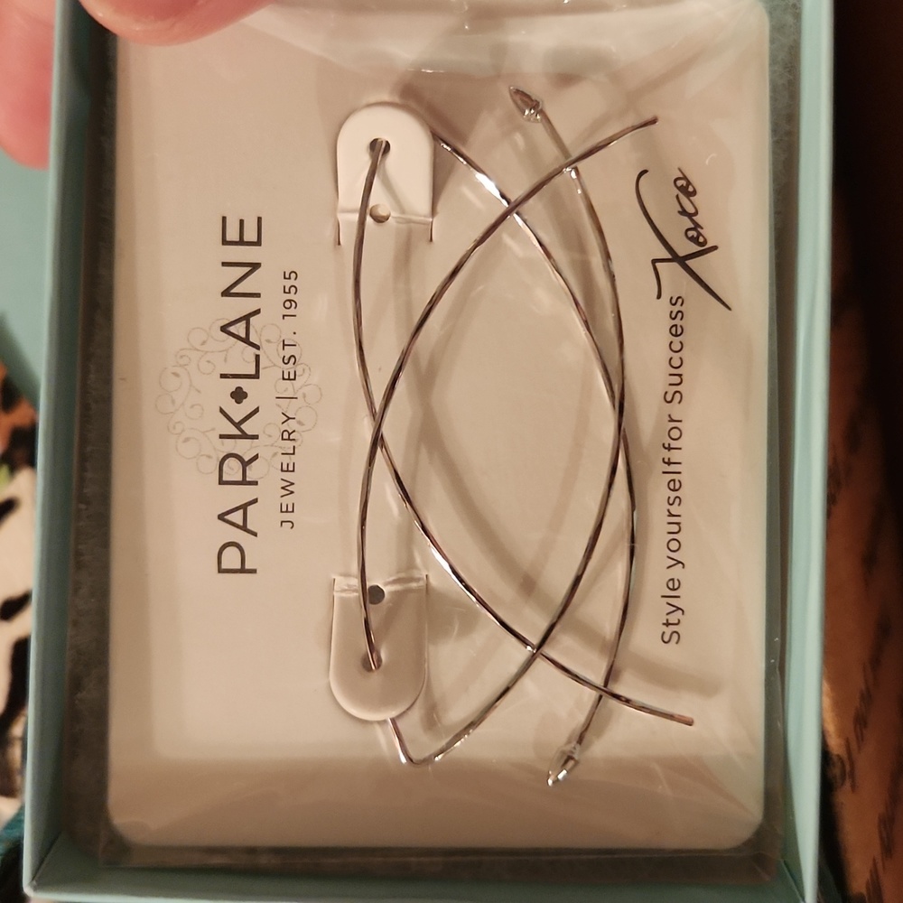 Silver park lane twizzler earrings